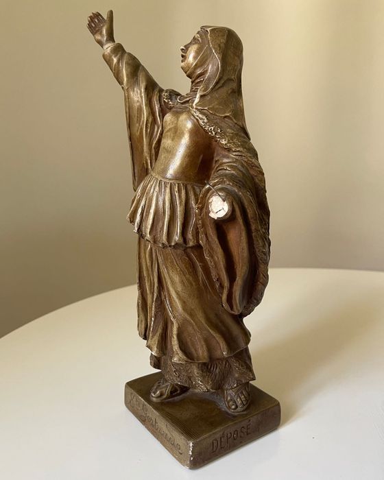 Święta Gertruda, autorstwa Gustave Van Vaerenbergh 34.5cm