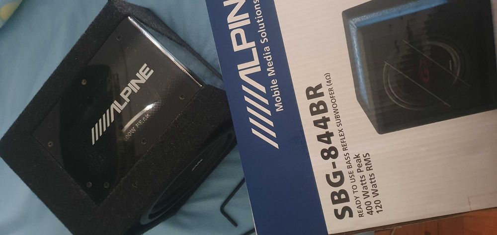subwoofer alpine 400w NUNCA USADO