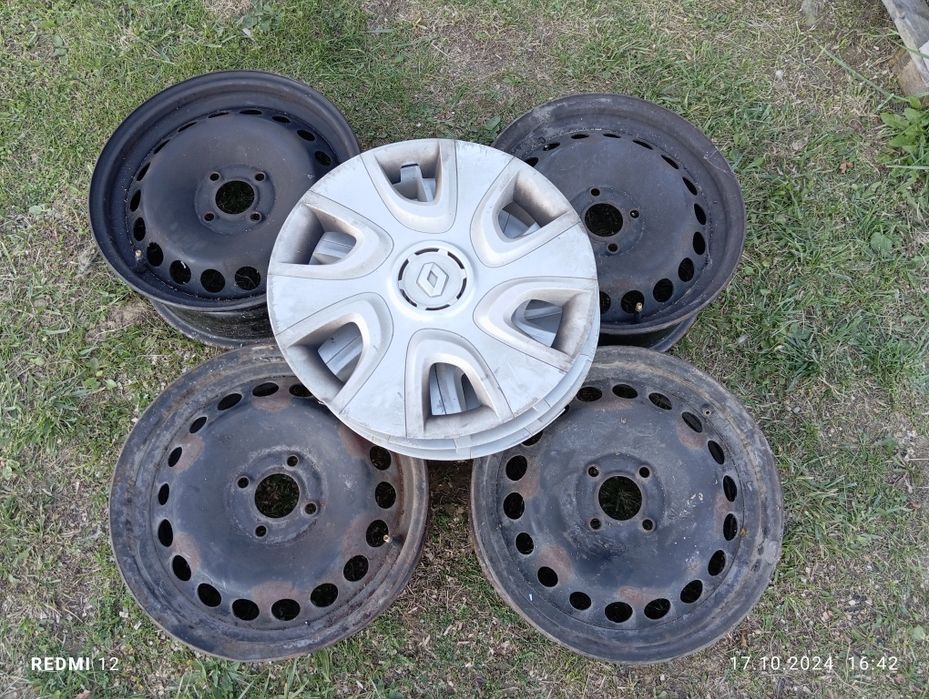 Felgi Renault 4x100 6.00JX15 Czujniki TPMS