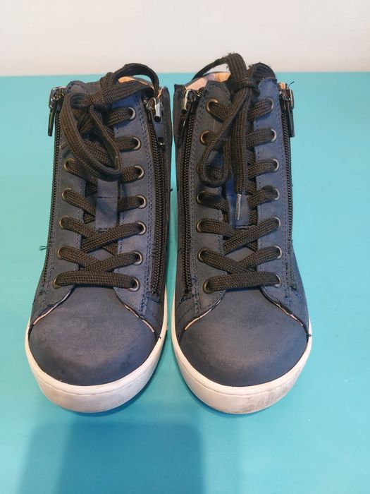 Buty jesienne granatowe