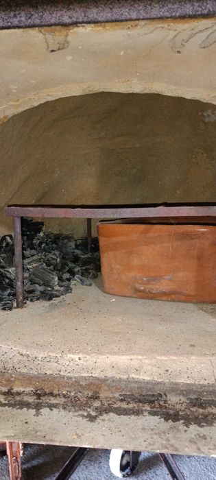 Forno de lenha  rodas 80 cm