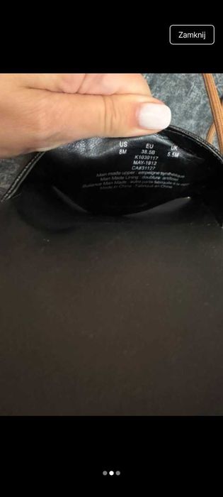 Czarne klapki damskie DKNY