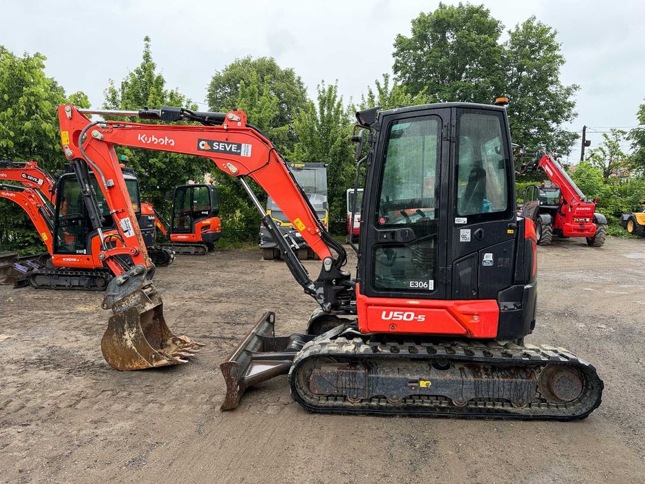 Kubota U50-5 minikoparka 5 ton rok 2021, 3 łyżki tylko 1956 mtg (Takeuchi Yanmar)