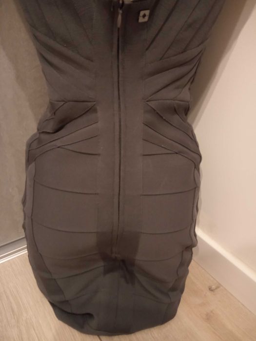 Sukienka bandażowa szara Tiffi S 36