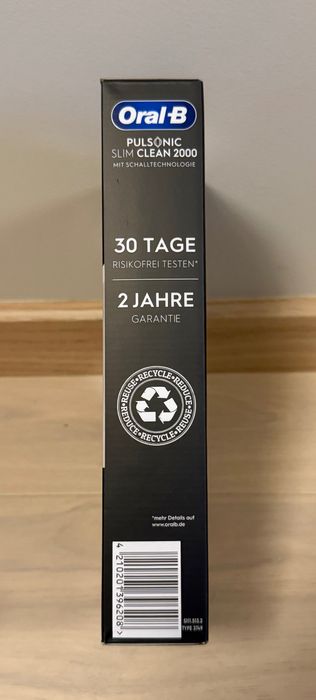 Oral-B Pulsonic SlimClean 2000 Black – звукова зубна щітка