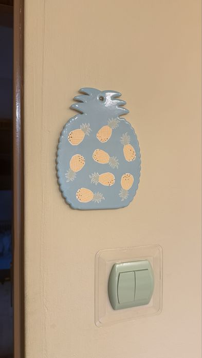 Ozdoba scienna ananas, dekoracja, obrazek