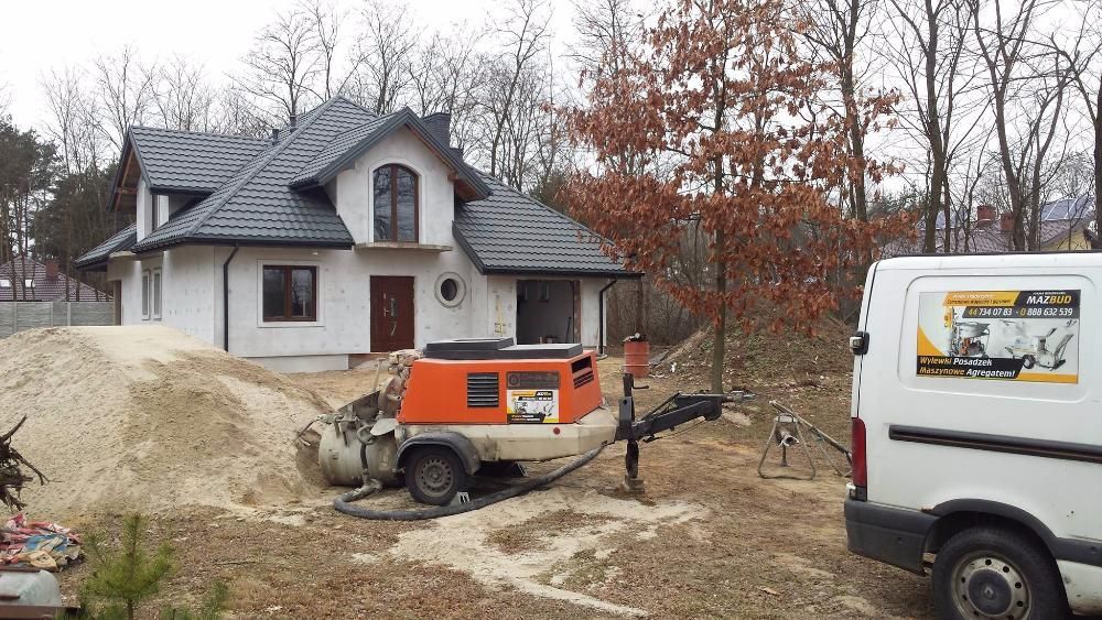 Wylewki betonowe, Posadzki maszynowe, Styrobeton, Tynki maszynowe