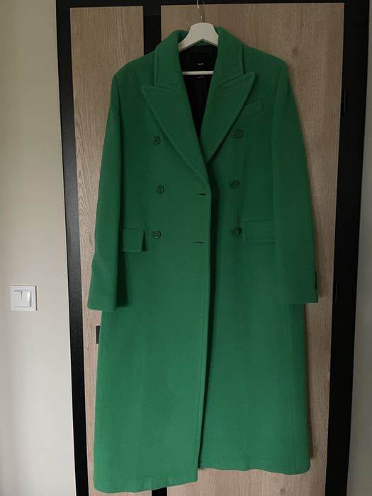 Wełniany płaszcz Mango S