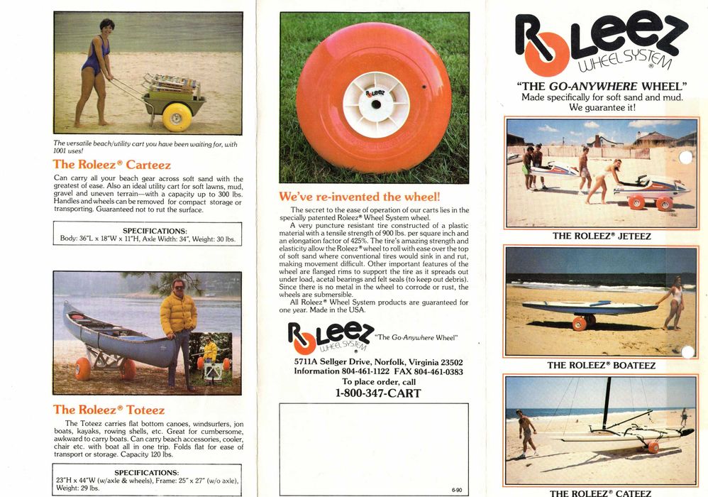 Transporte Mota de Água, carro com Rodas Balão para Areia da Praia