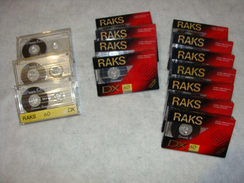 Conjunto Cassetes RAKS - 60 Minutos