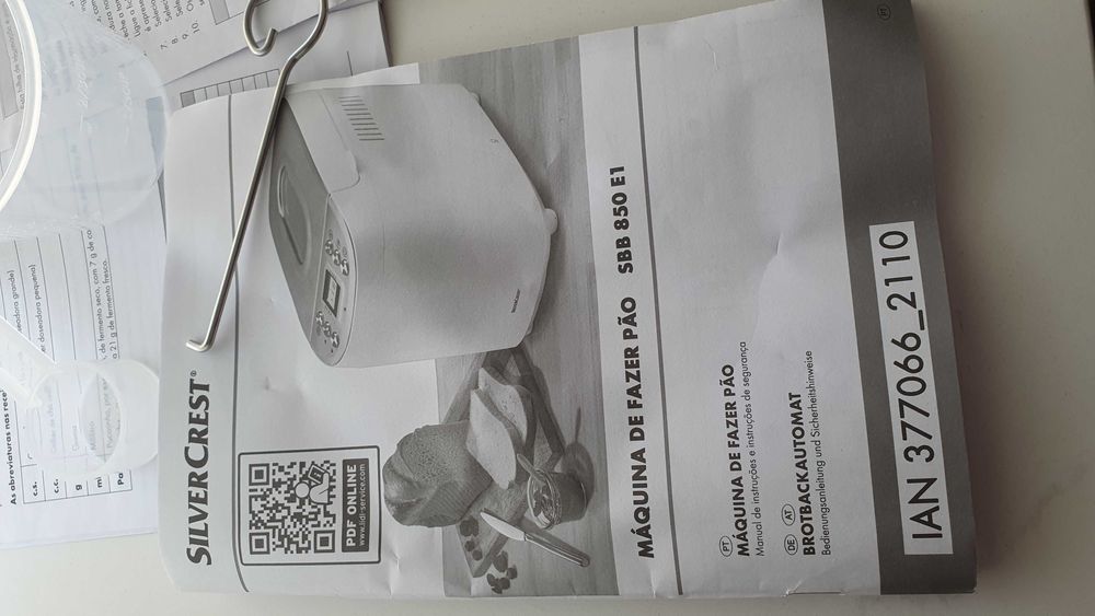 Maquina fazer pão Silvercrest