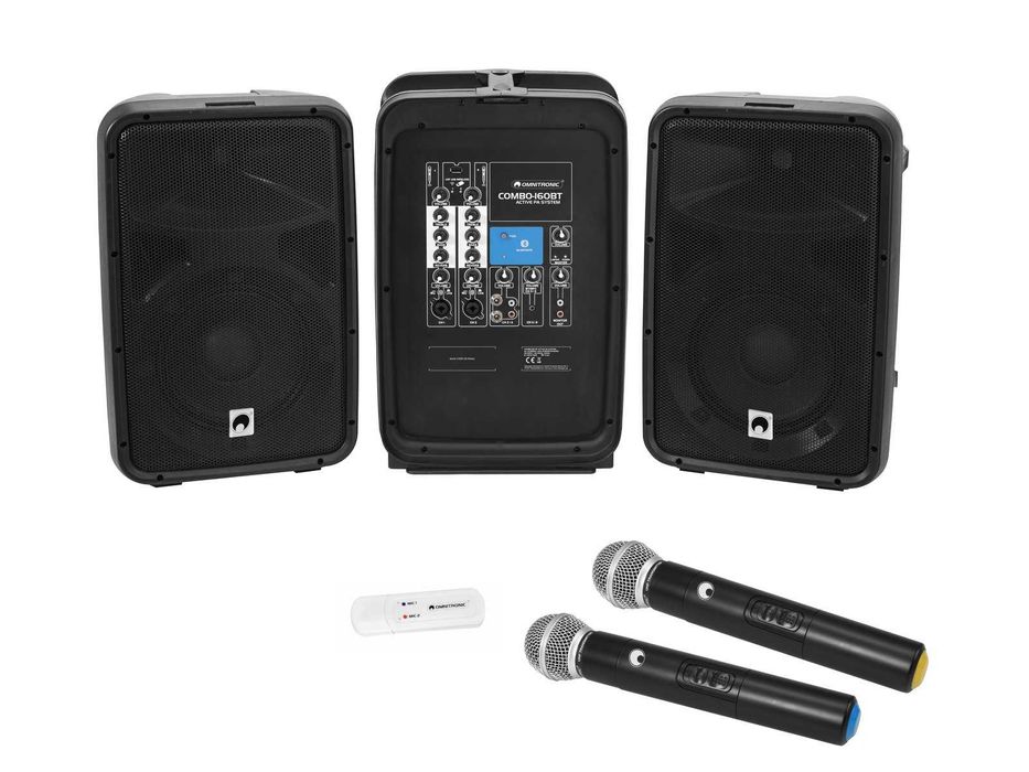 Zestaw nagłaśniający Omnitronic combo-160BT+UWM-2HH usb