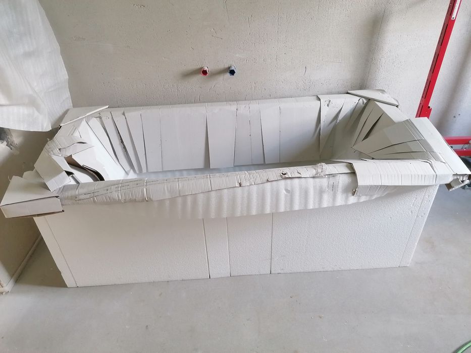 Wanna Quadro 170x75 Nowa + nośnik wanny
