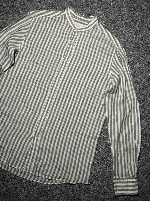 Чоловіча сорочка з льону MASSIMO DUTTI Old Money 100% Льон - Розмір L