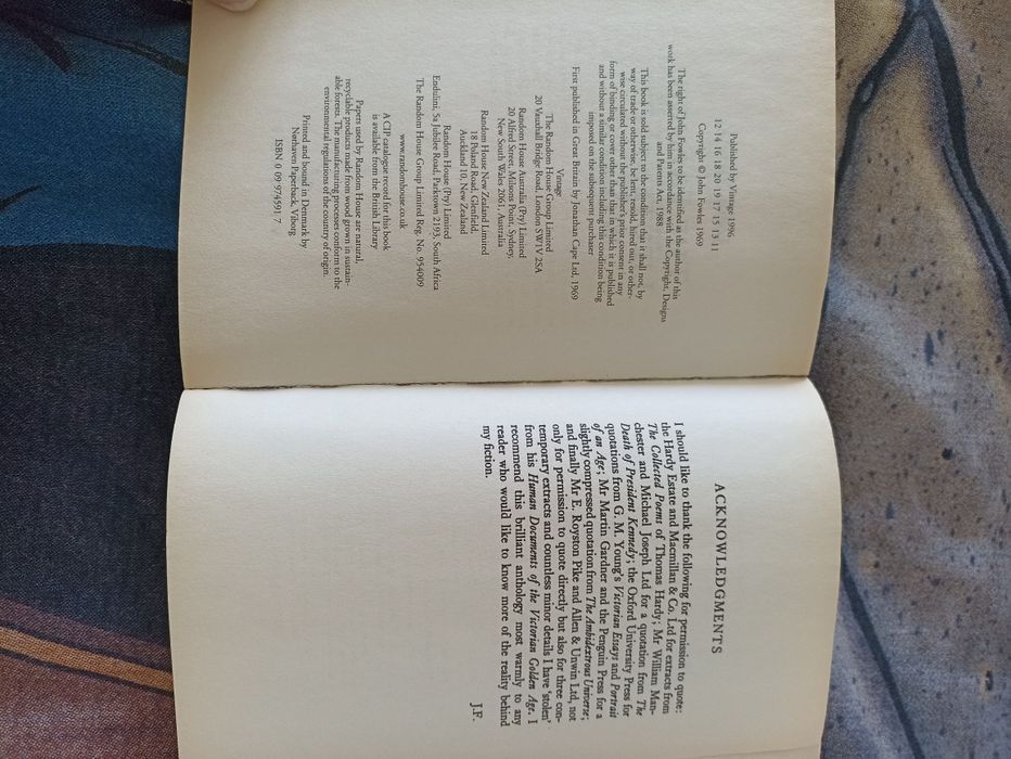 John Fowles — The French Lieutenant's Woman англійською