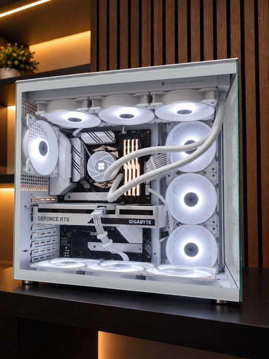White Monster | PC Gaming | Ryzen 5 | RTX 3060 12Gb | 32Gb Ram | Aio 360mm | 250Gb + 1Tb SSD