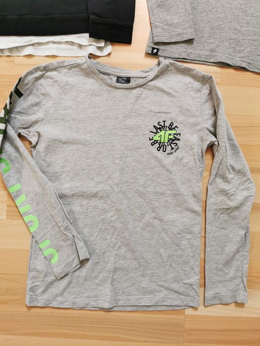 Bluzka koszula 4F cekiny odwracalne elegancka 146 / 152 cm