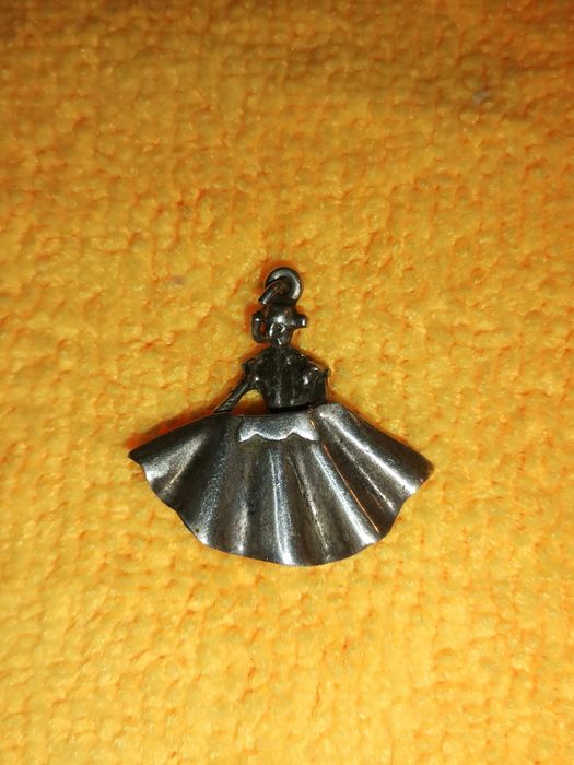 Toureiro em prata marcada