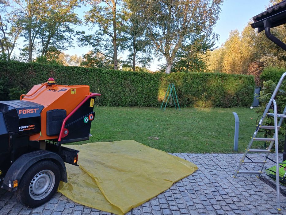 Wycinka drzew zrebkowanie