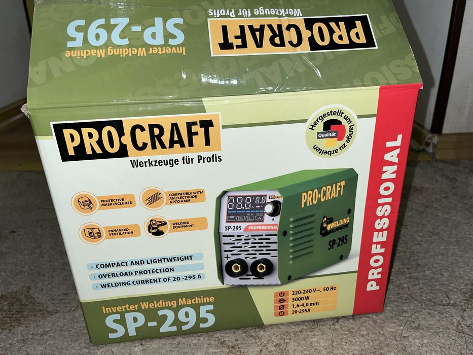 Інверторний зварювальний апарат Procraft SP295