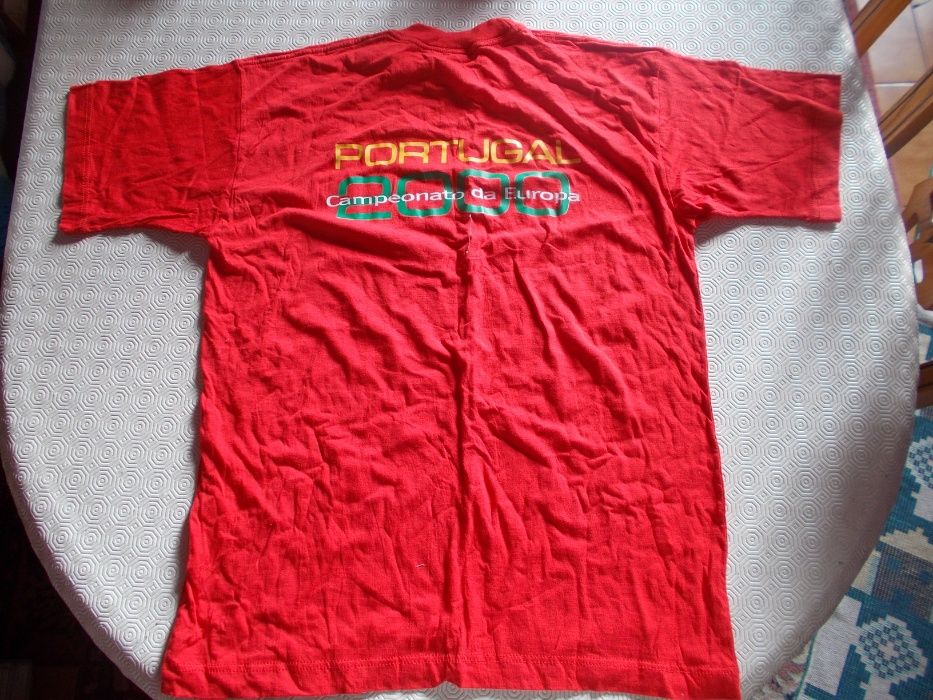 T shirt da sagres campeonato da europa e chapéu com pala