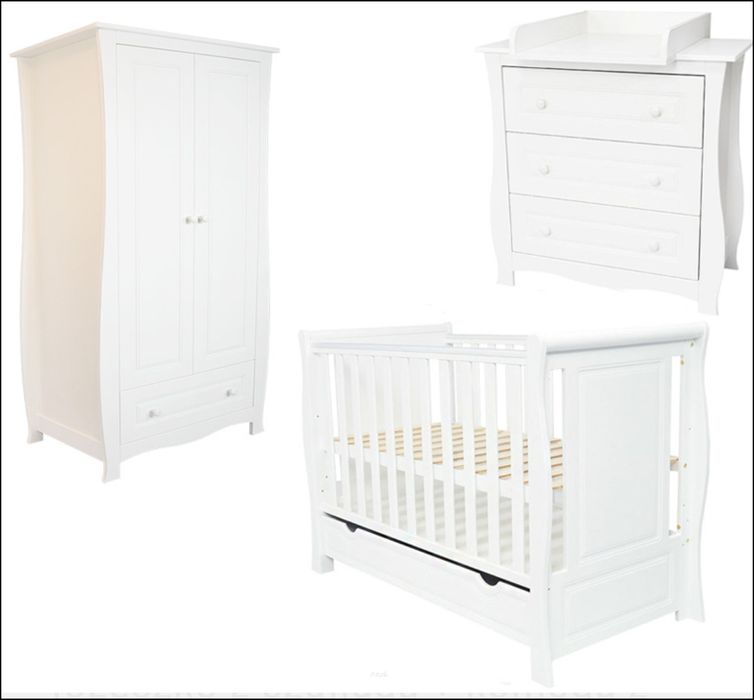 Komplet mebli szafa komoda łóżeczko MEBLE do pokoju dziecka stan 10/10