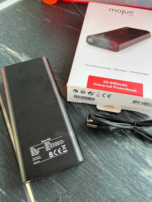 павербанк 20000 mah з швидкоб зарядкою Mojue PowerBunk Xiaomi