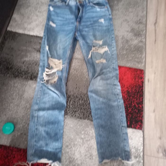 Spodnie jeans dziewczęce