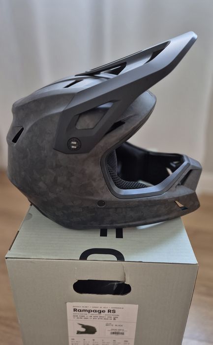 Kask Fox Rampage RS Carbon Fullface  Najwyższy model 2026 Okazja!