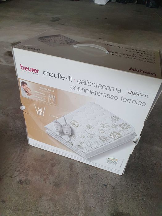 Cobertor Elétrico / Beurer UB66 XXL  / Sobrecolchão Térmico para Cama de Casal