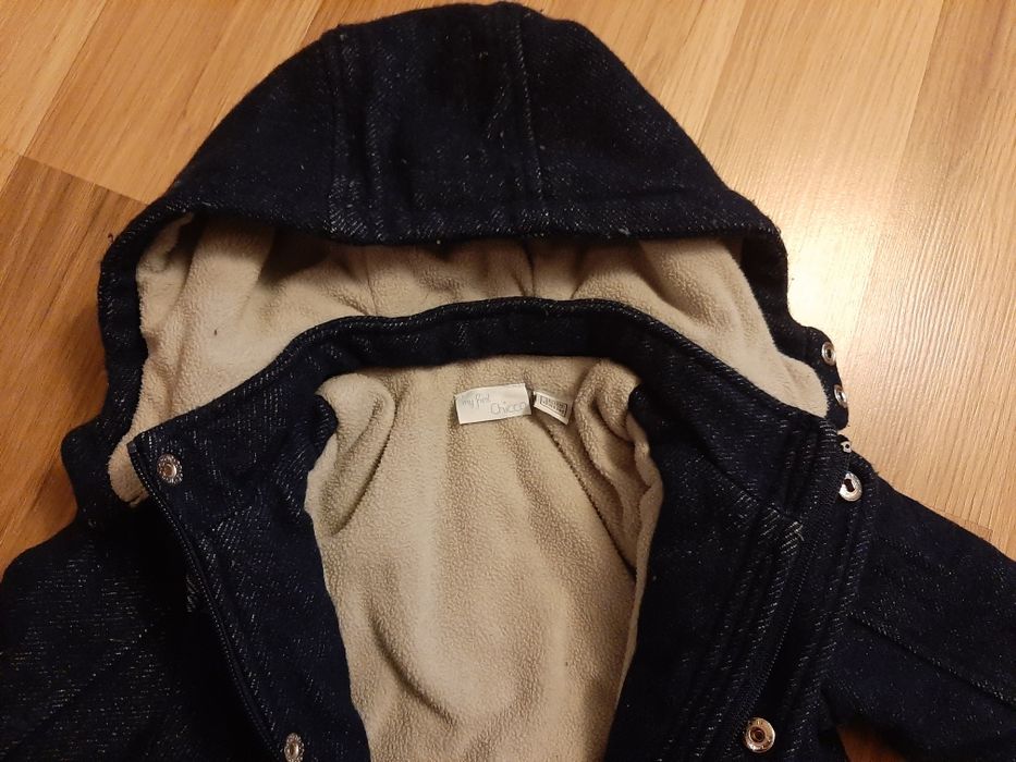 Kurteczka/płaszczyk zimowa rozm 80