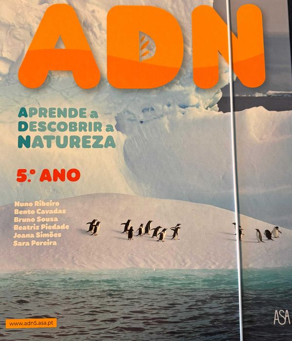 ADN 5.º Ano ASA Editora Dossier de Professor NOVO