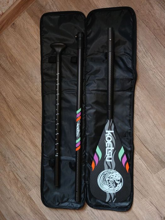 Карбонове весло з чеслом, для веслування на Сап борді