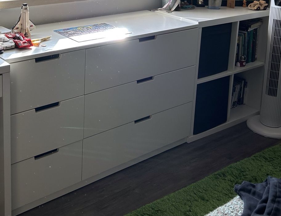 Cómoda com 6 gavetas Ikea Nordli 120x76