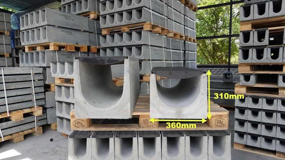 ODWODNIENIE LINIOWE D400 36x31 Betonowe - Żeliwo!!