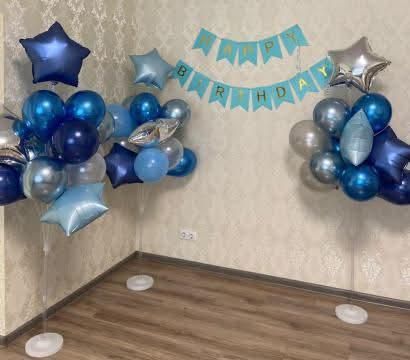 Фотозона Холодное сердце Эльза Анна Олаф из шаров на день рождения 5 6