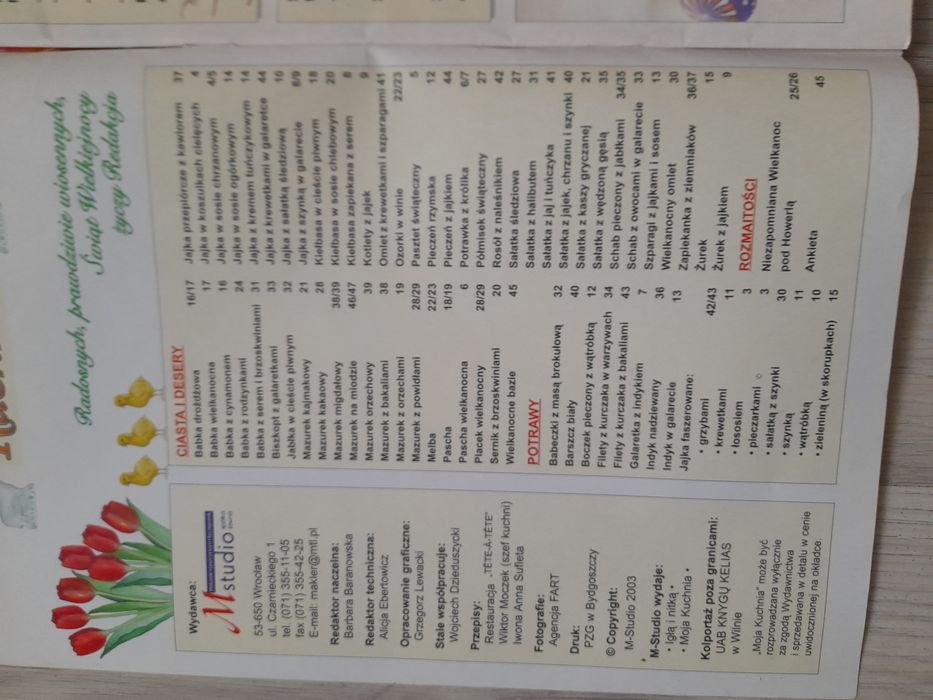 Czasopismo Moja kuchnia 3 egz