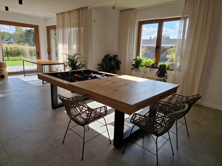 Stół do bilarda 3w1 blat jadalniany ping pong