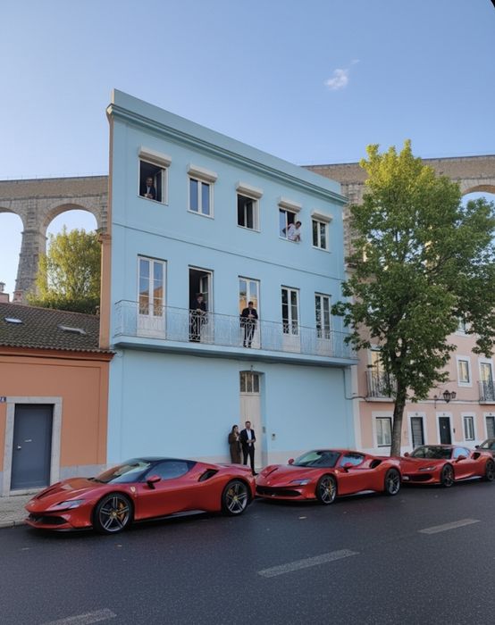 Prédio de 3 pisos, composto por 6 frações Estrela