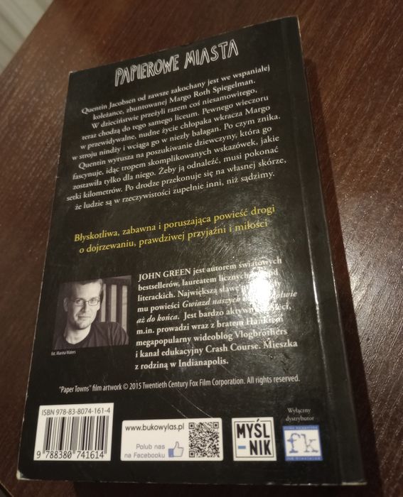 Książka "Papierowe Miasta"
