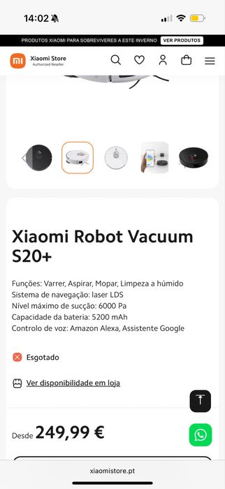 Xiaomi Robot Vacuum S20+