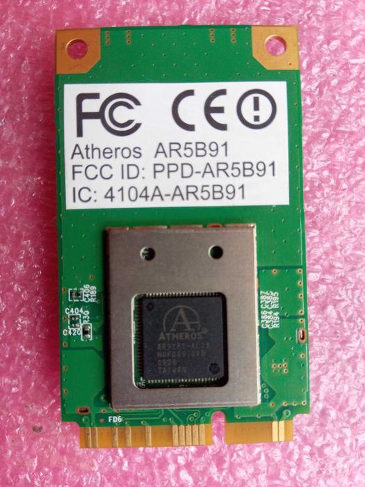 Wi-Fi адаптер Realtek Broadcom Atheros Dell Intel PROWireless WiFiLink