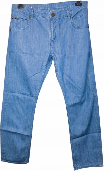 Gabba jeansowe spodnie proste niebieskie 36/32