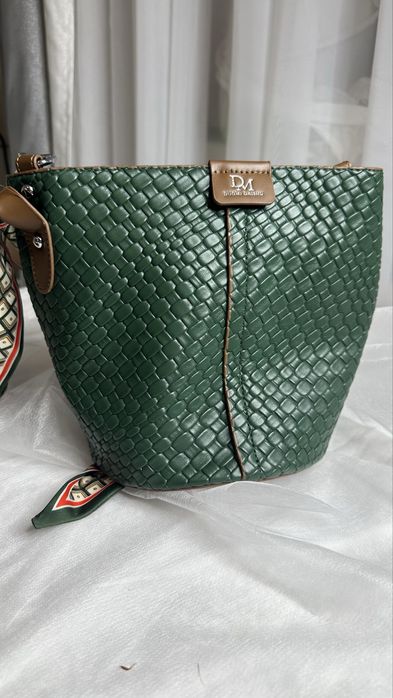 Сумка -відро з хустинкою