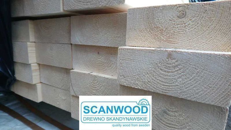 Drewno KVH 60x120 Suszone Strugane Fazowane Certyfikat Różne Przekroje