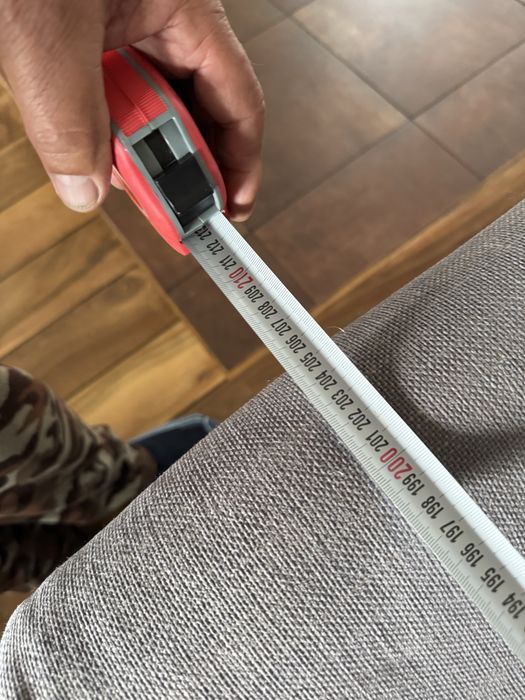 kanapa sofa szara regulowane zagłówki