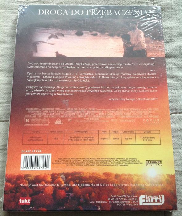 Droga do przebaczenia DVD nowe w folii
