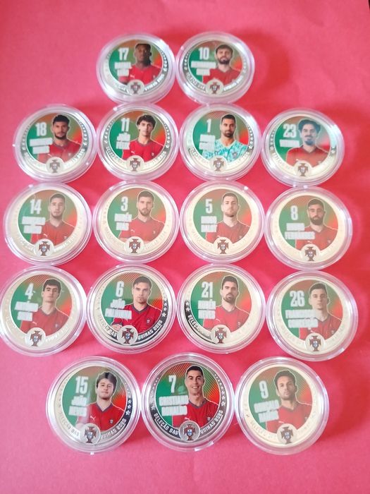 Moedas escolhidas Portugal Mundial 2026.