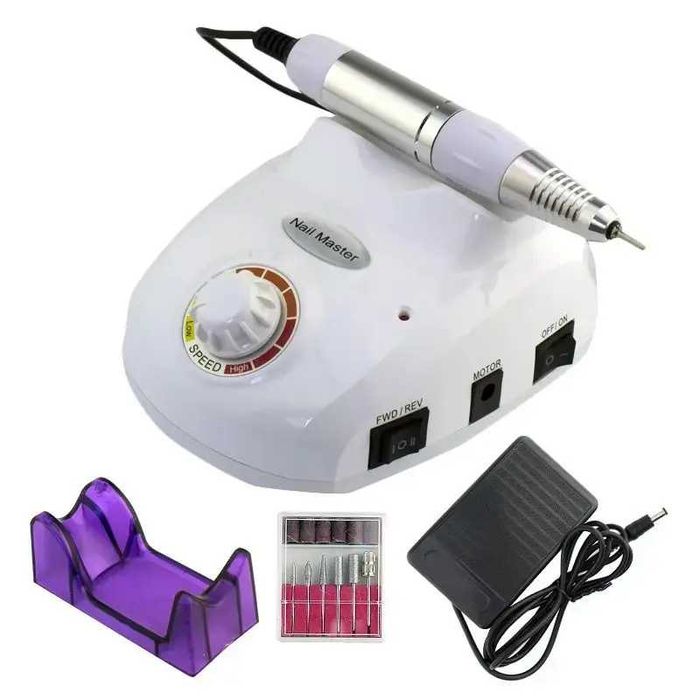 Фрезер для манікюру та педикюру Nail Master ZS 603 35000 об/хв, Білий
