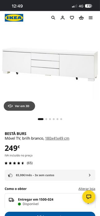 Móvel branco ikea